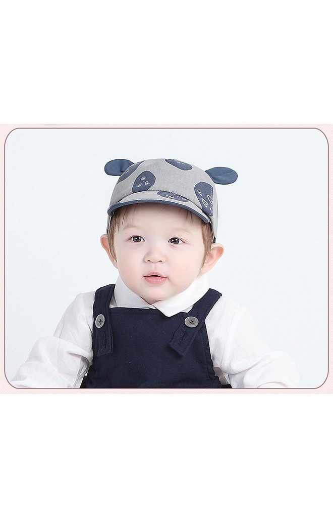หมวกแก๊ปลายวงกลมและหัวใจ แต่งหูน่ารัก จาก KUKUJI