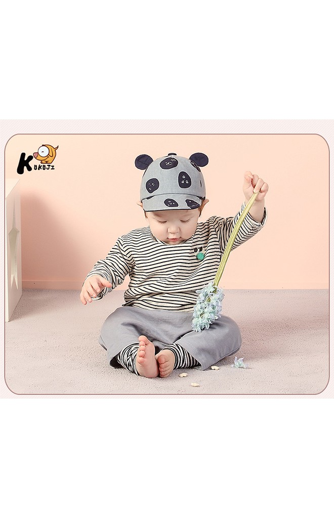 หมวกแก๊ปลายวงกลมและหัวใจ แต่งหูน่ารัก จาก KUKUJI