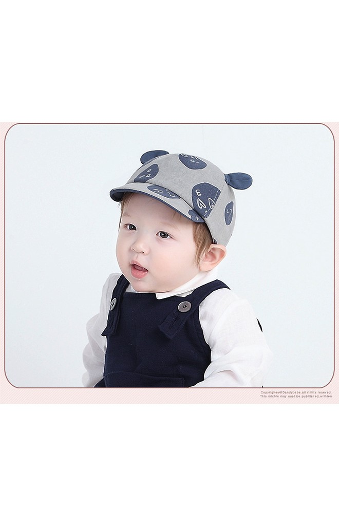 หมวกแก๊ปลายวงกลมและหัวใจ แต่งหูน่ารัก จาก KUKUJI