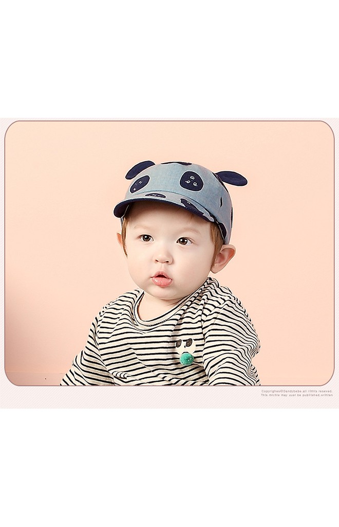 หมวกแก๊ปลายวงกลมและหัวใจ แต่งหูน่ารัก จาก KUKUJI