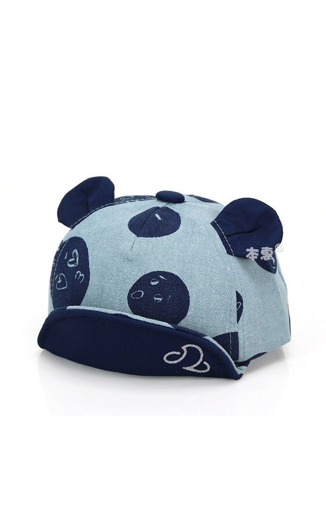 หมวกแก๊ปลายวงกลมและหัวใจ แต่งหูน่ารัก จาก KUKUJI