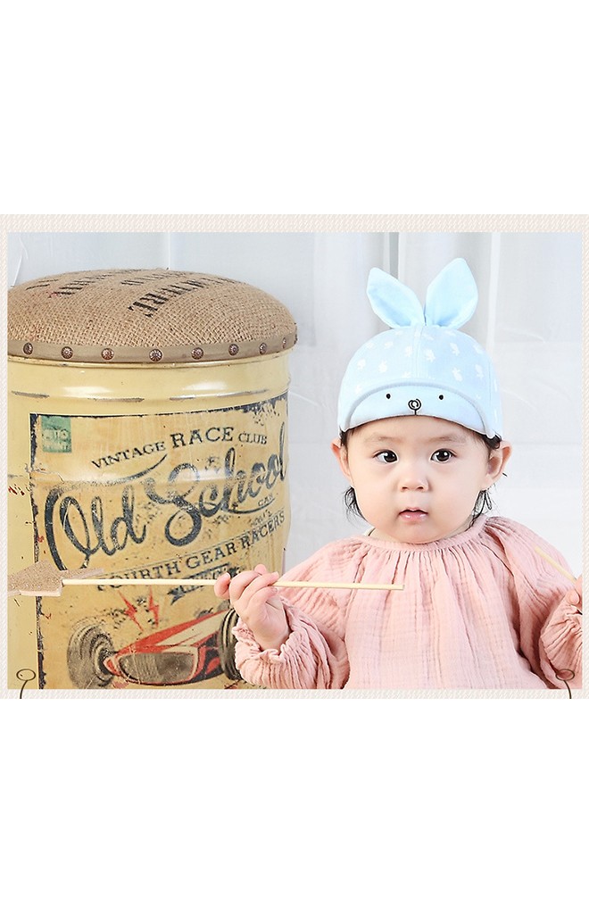 หมวกแก๊ปเด็กกระต่ายน่ารัก
