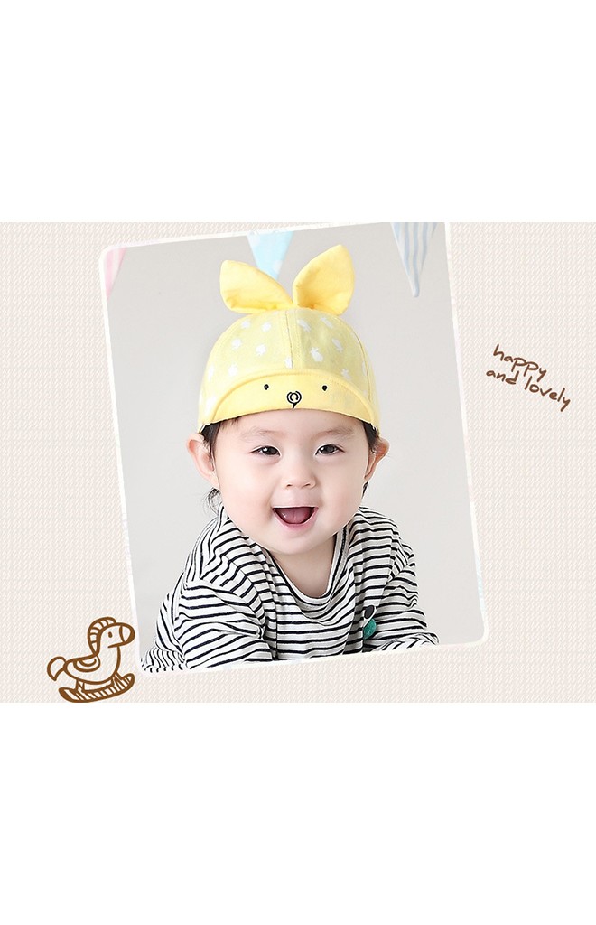 หมวกแก๊ปเด็กกระต่ายน่ารัก