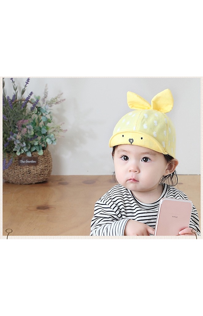 หมวกแก๊ปเด็กกระต่ายน่ารัก