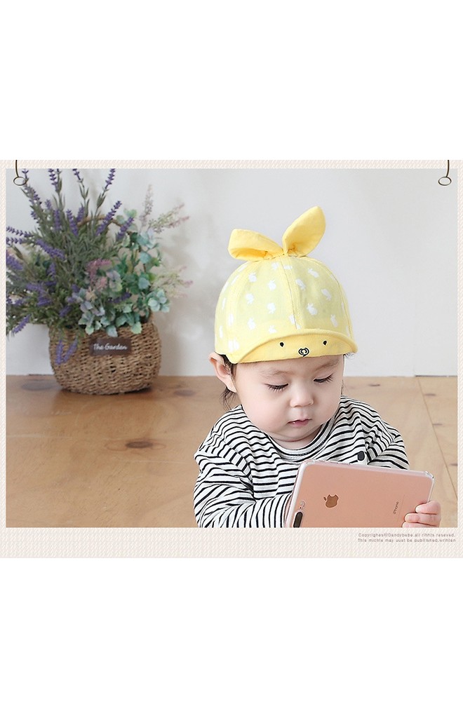 หมวกแก๊ปเด็กกระต่ายน่ารัก