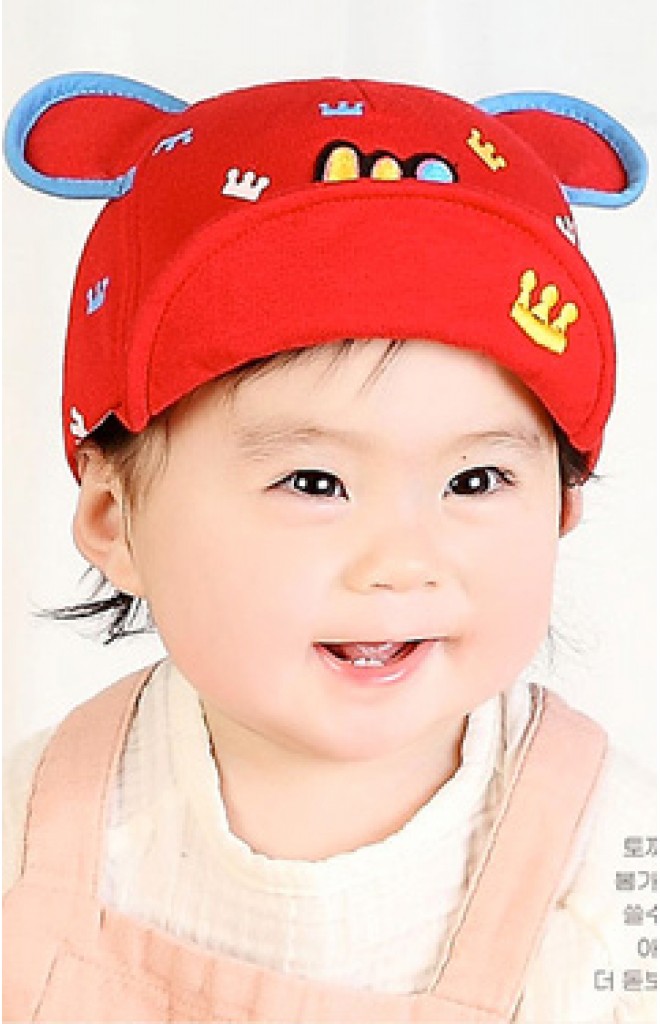 หมวกแก๊ปแต่งหูมิกกี้ ลายมงกุฎ ปักอักษร Hi จาก TIANYI BEAR หมวกแก๊ปแต่งหูมิกกี้ ลายมงกุฎ ปักอักษร Hi จาก TIANYI BEAR