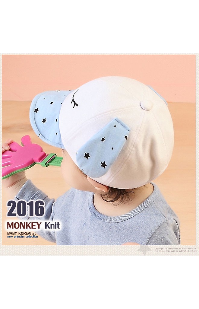 หมวกแก๊ปเจ้าตูบ หูและปีกหมวกลายดาว จาก TIANYI BEAR
