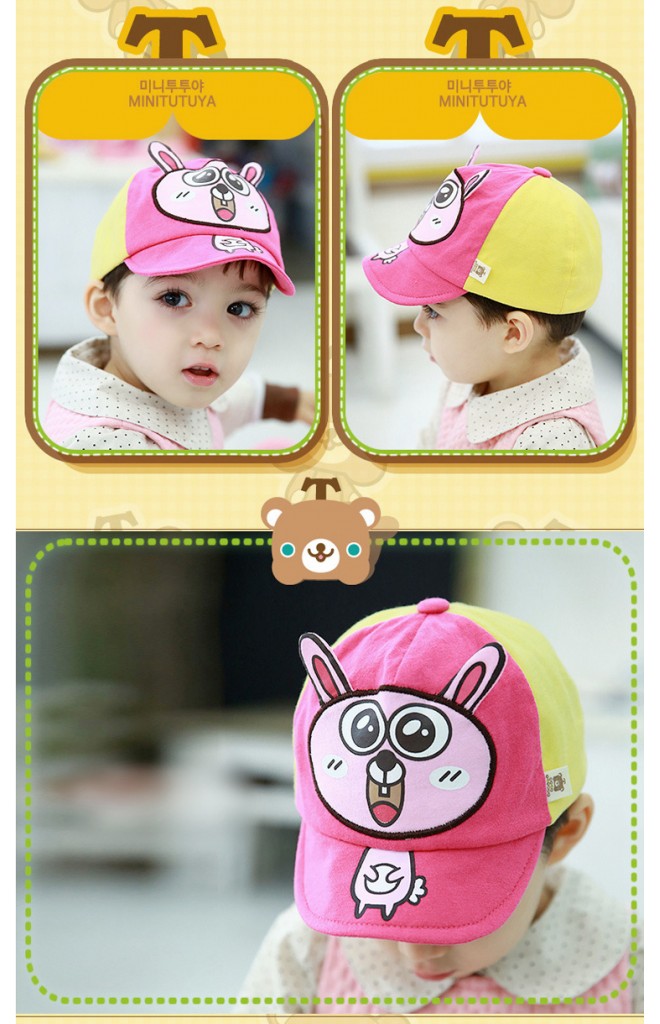 หมวกแก๊ปปีกอ่อนหน้ากระต่าย จาก TUTUYA