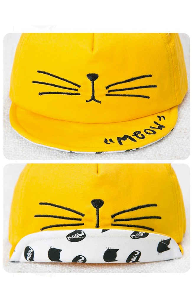 หมวกแก๊ปหน้าแมวน้อย จาก GZMM