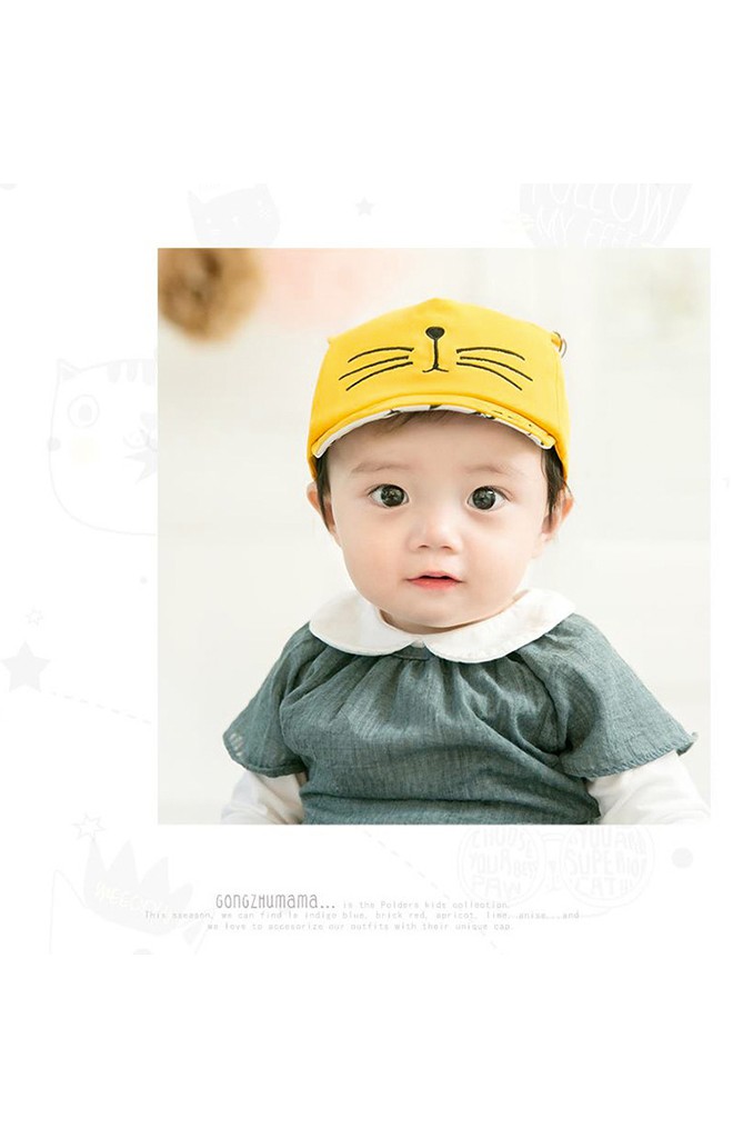 หมวกแก๊ปหน้าแมวน้อย จาก GZMM