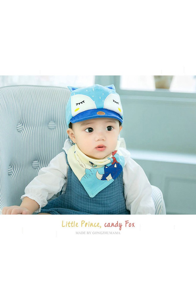 เซ็ตหมวกแก๊ปจิ้งจอกมาพร้อมผ้ากันเปื้อนจาก GZMM