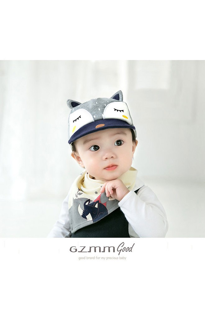 เซ็ตหมวกแก๊ปจิ้งจอกมาพร้อมผ้ากันเปื้อนจาก GZMM