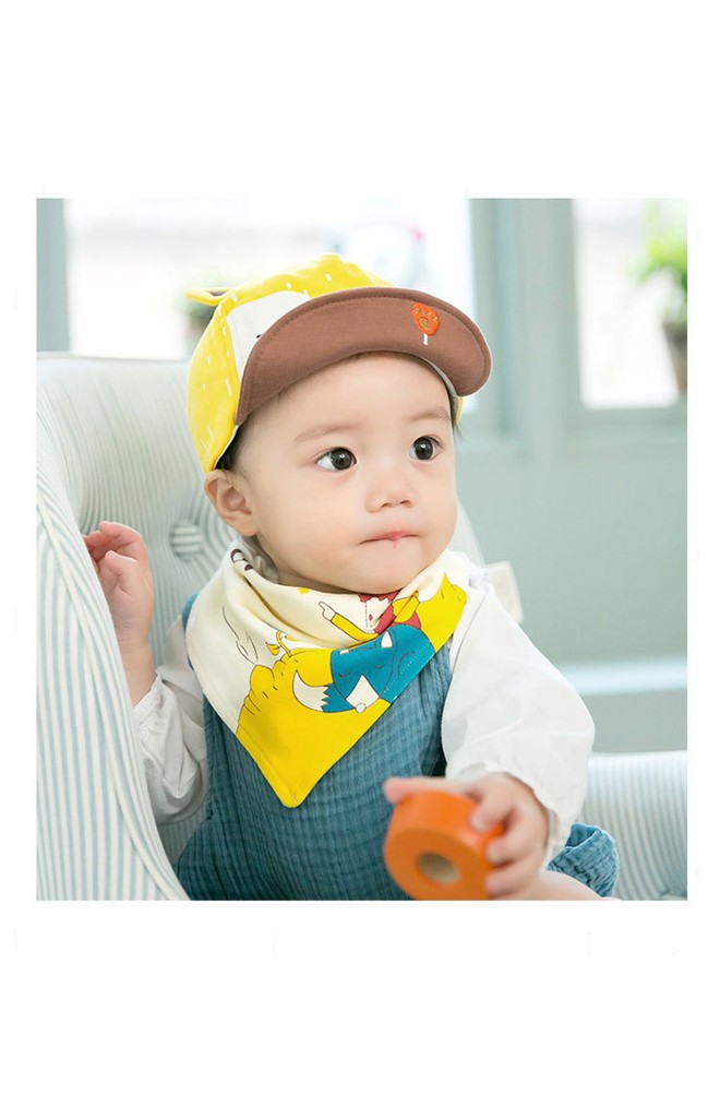 เซ็ตหมวกแก๊ปจิ้งจอกมาพร้อมผ้ากันเปื้อนจาก GZMM
