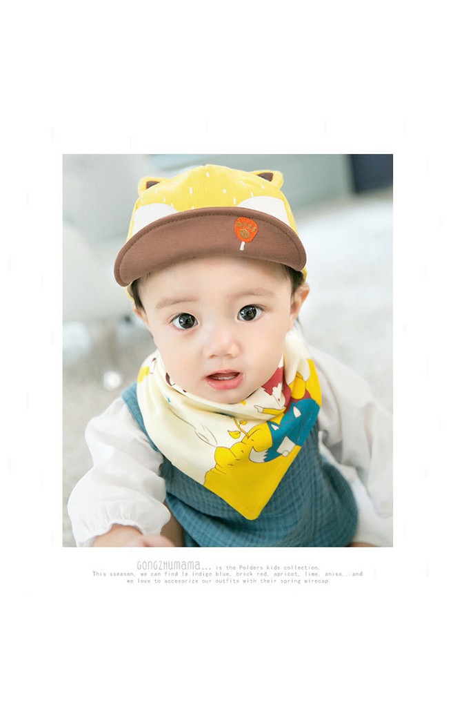 เซ็ตหมวกแก๊ปจิ้งจอกมาพร้อมผ้ากันเปื้อนจาก GZMM