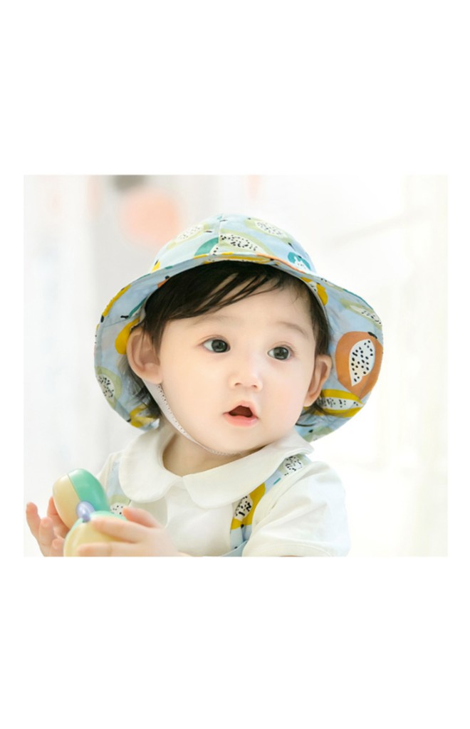 หมวกปีกรอบกันแดดลายผลไม้ จาก GZMM