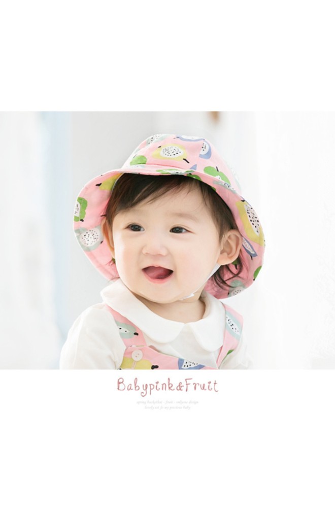 หมวกปีกรอบกันแดดลายผลไม้ จาก GZMM