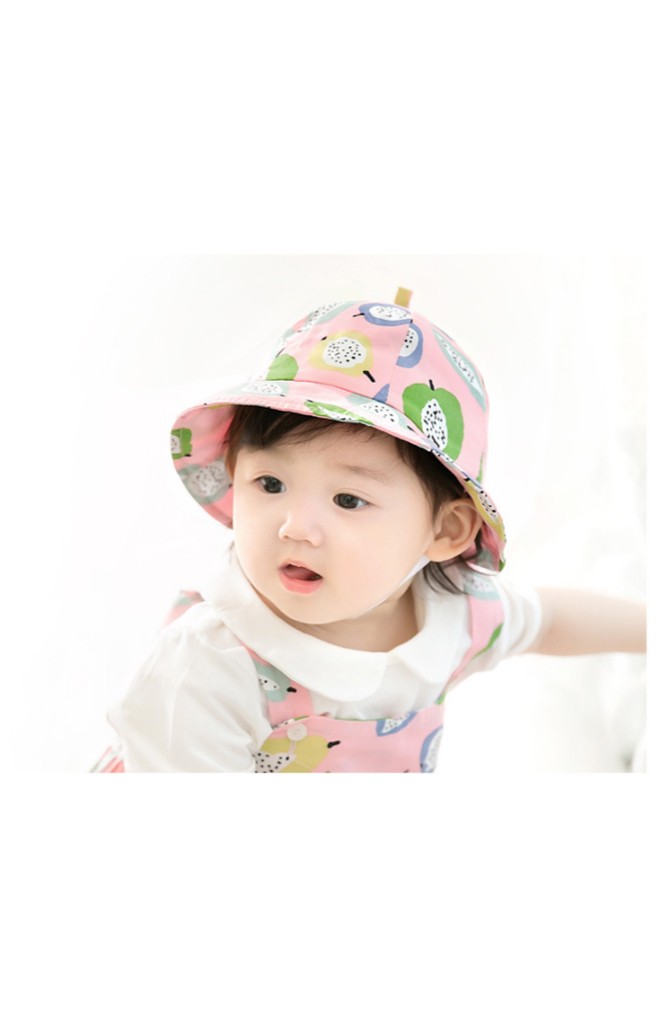 หมวกปีกรอบกันแดดลายผลไม้ จาก GZMM