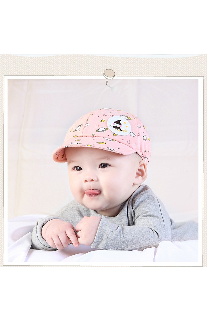 เซ็ตหมวกแก๊ปปีกอ่อนมาพร้อมผ้ากันเปื้อนลายแม่มดท่องอวกาศ YOYOTREE