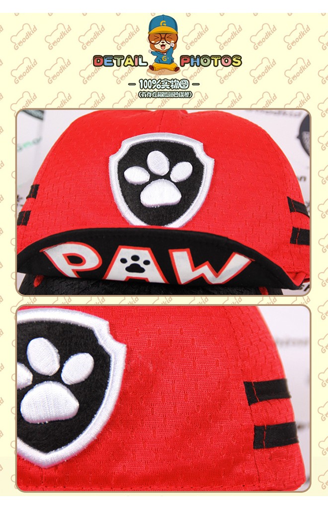หมวกแก๊ปใต้ปีกหมวกสกรีนอักษร PAW จาก Goodkid