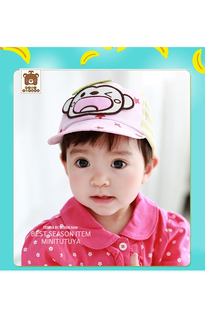 หมวกแก๊ปลิงน้อยด้านหลังตาข่าย จาก TUTUYA