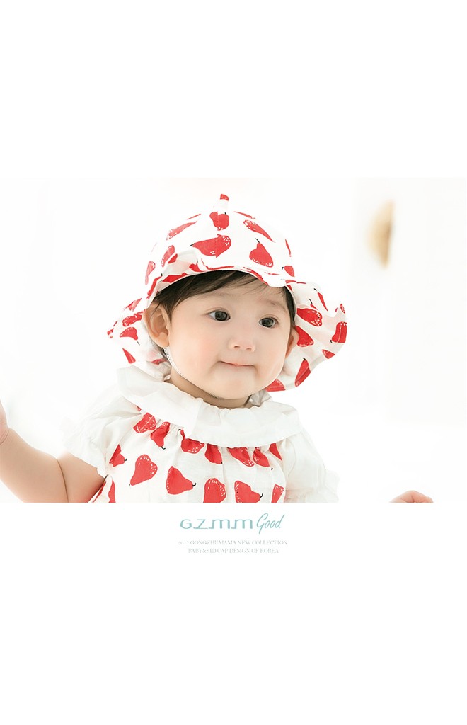 หมวกสาวน้อยลายลูกแพร์ จาก GZMM