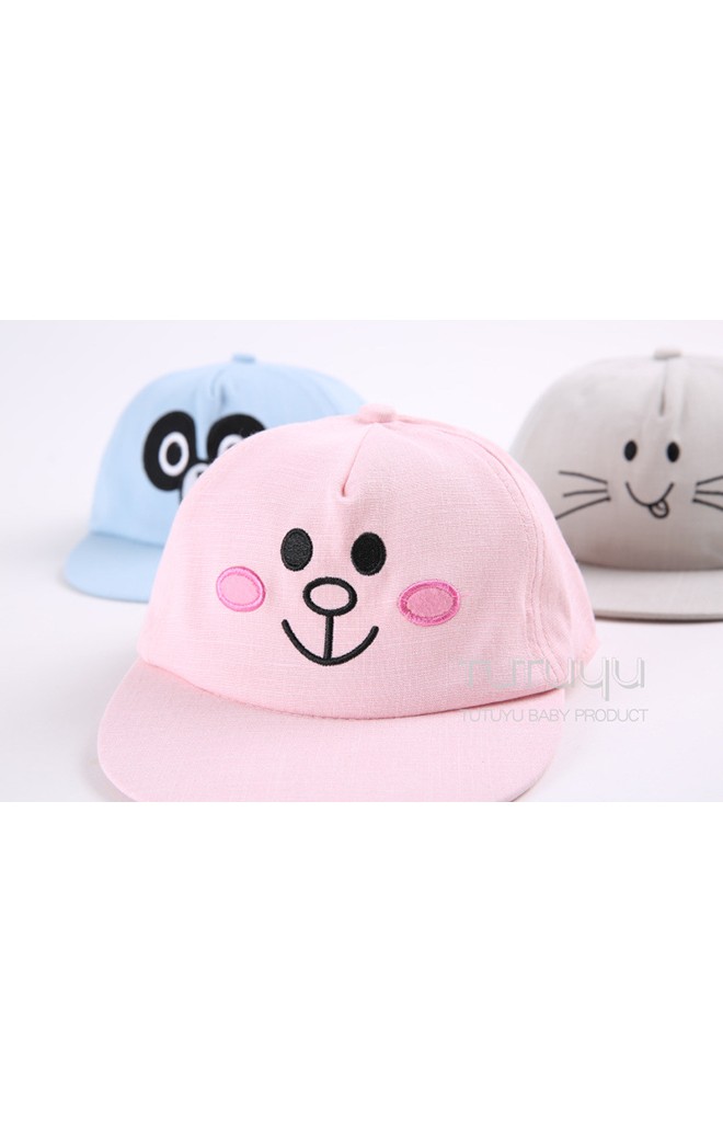 หมวกแก๊ปฮิปฮอปหน้าการ์ตูนสัตว์น่ารัก