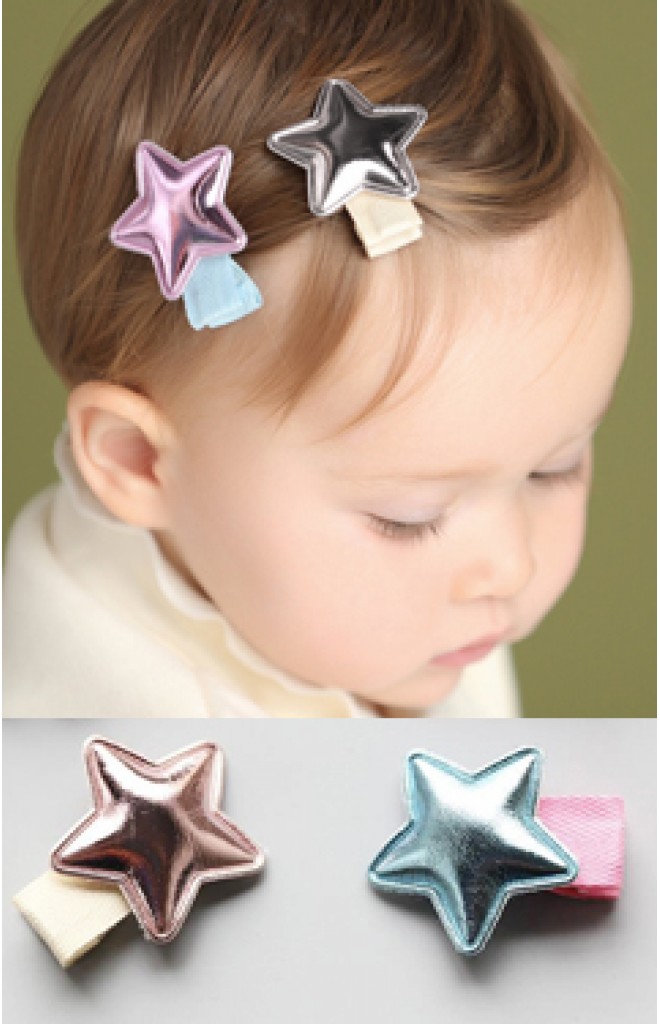 กิ๊บเด็กรูปดาว แพ็ค 2 สี กิ๊บน่ารักๆ จาก Angel Neitiri กิ๊บเด็กรูปดาว แพ็ค 2 สี กิ๊บน่ารักๆ จาก Angel Neitiri