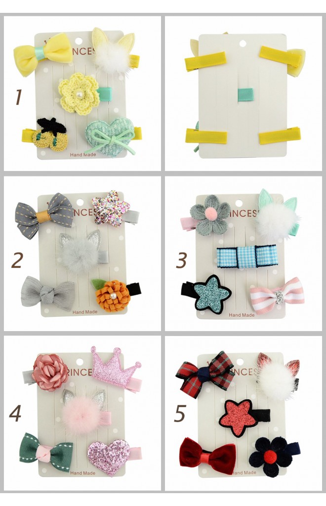 กิ๊บเด็กน่ารักแพ็ค 5 ชิ้น