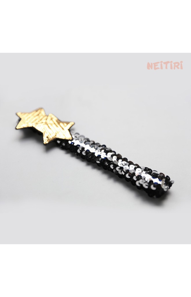 สายคาดผมดาวคู่สีทอง สายแต่งเลื่อมเกล็ดปลาจาก Angel Neitiri