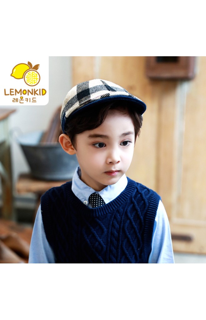 หมวกแฟลตแค๊ปลายสก๊อต จาก Lemonkid