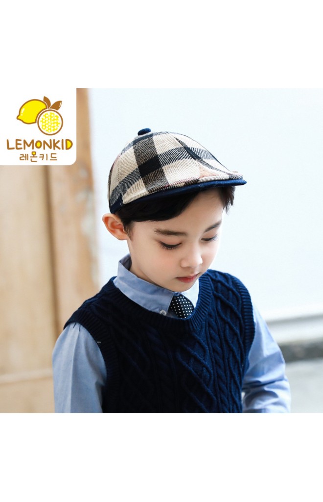 หมวกแฟลตแค๊ปลายสก๊อต จาก Lemonkid