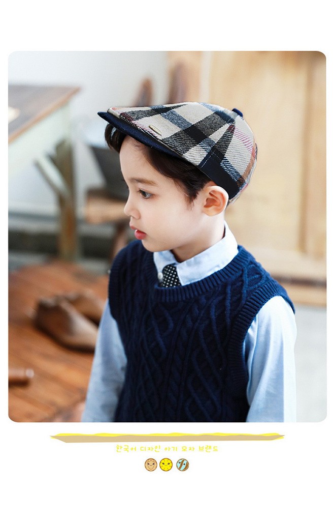 หมวกแฟลตแค๊ปลายสก๊อต จาก Lemonkid