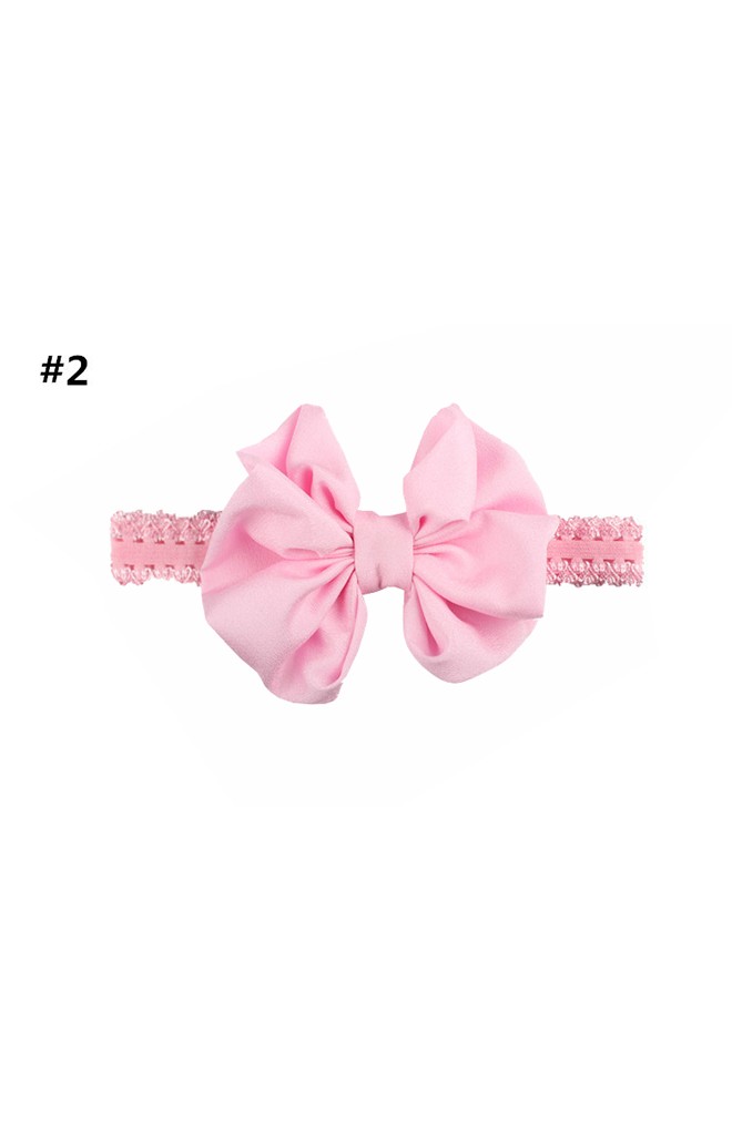 สายคาดผมโบว์สีชมพูหวาน มีให้เลือก 5 แบบ