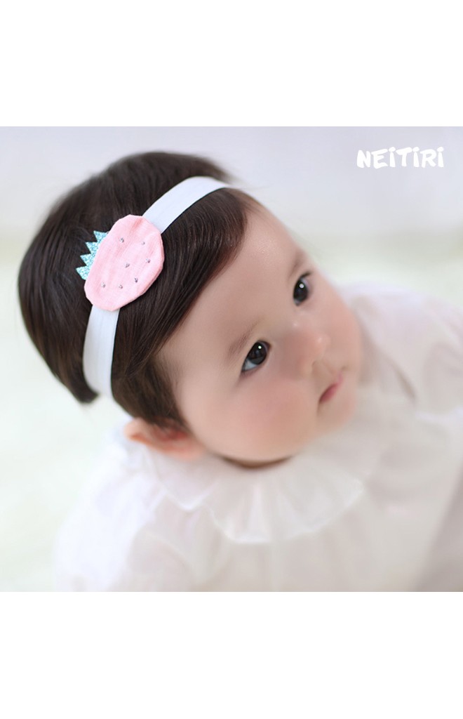 สายคาดผมแต่งสตรอเบอร์รี่ผ้าฝ้าย จาก Angel Neitiri