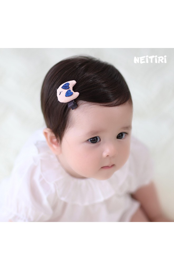 กิ๊บเด็กหน้าแมวน้อย เซ็ต 2 สี ชมพูนู้ด และ น้ำเงิน Angel Neitiri
