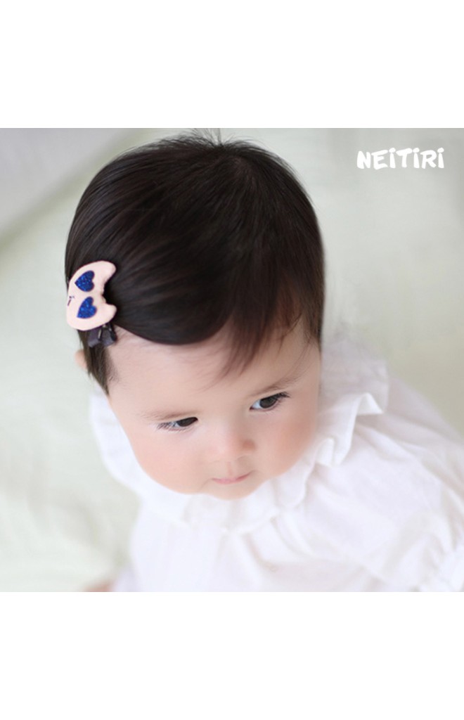 กิ๊บเด็กหน้าแมวน้อย เซ็ต 2 สี ชมพูนู้ด และ น้ำเงิน Angel Neitiri