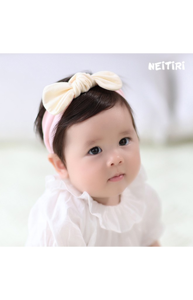 สายคาดผมโบว์สาวน้อย สลับสีโบว์และสายคาด Angel Neitiri