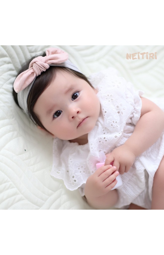 สายคาดผมโบว์สาวน้อย สลับสีโบว์และสายคาด Angel Neitiri