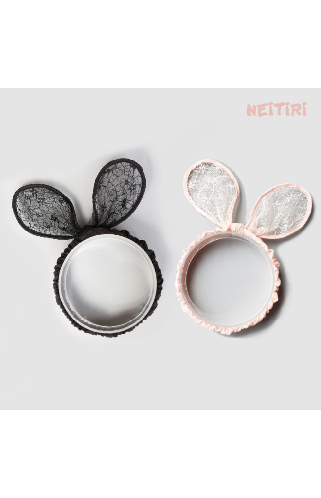 ผ้าคาดผมหูกระต่ายใหญ่ผ้าลูกไม้สวย จาก Angel Neitiri