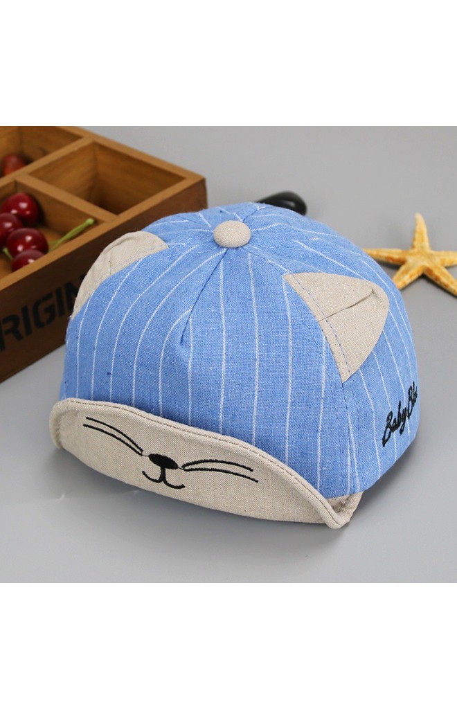 หมวกแก๊ปลายทางหน้ามีและแมวแต่งหูน่ารักจาก KUKUJI