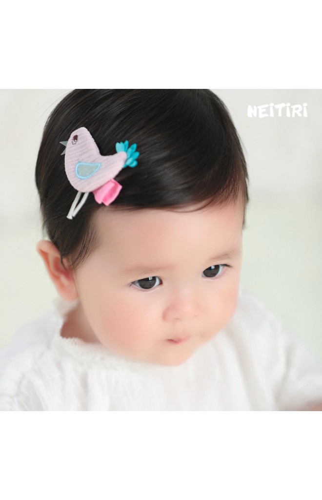 กิ๊บเด็กรูปลูกนก เซ็ต 2 สีฟ้าและชมพู จาก Angel Neitiri