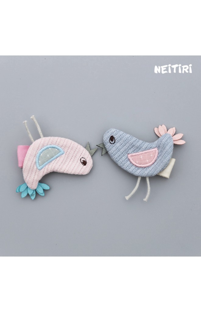 กิ๊บเด็กรูปลูกนก เซ็ต 2 สีฟ้าและชมพู จาก Angel Neitiri