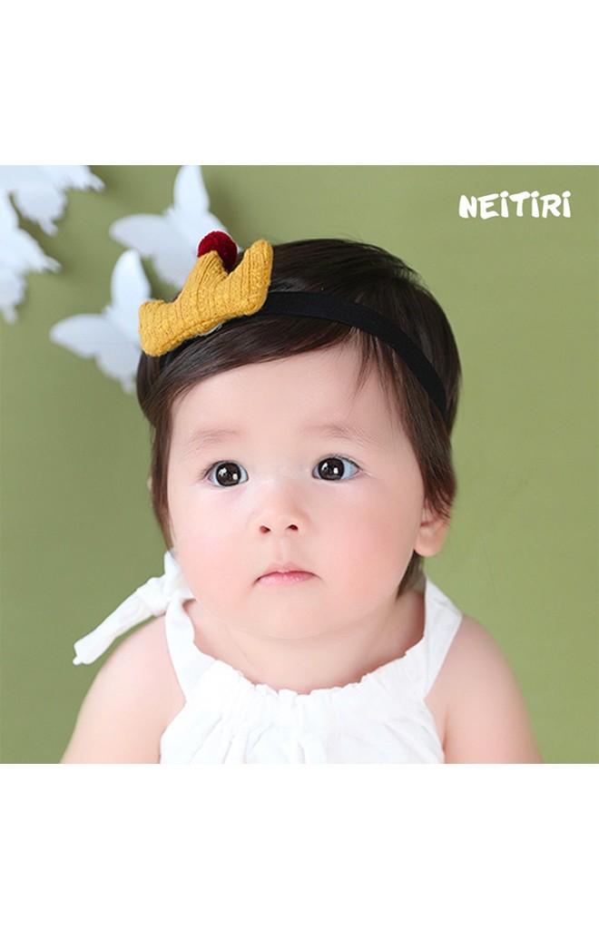 สายคาดผมมงกุฎปลายแต่งปอมปอมสี Angel Neitiri มีให้เลือก