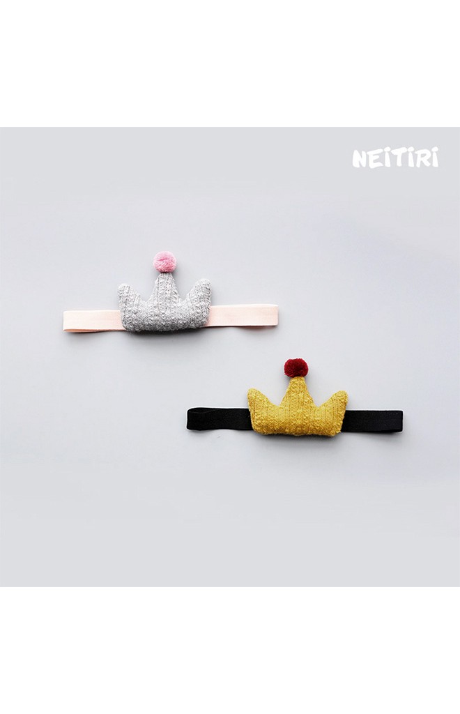 สายคาดผมมงกุฎปลายแต่งปอมปอมสี Angel Neitiri มีให้เลือก