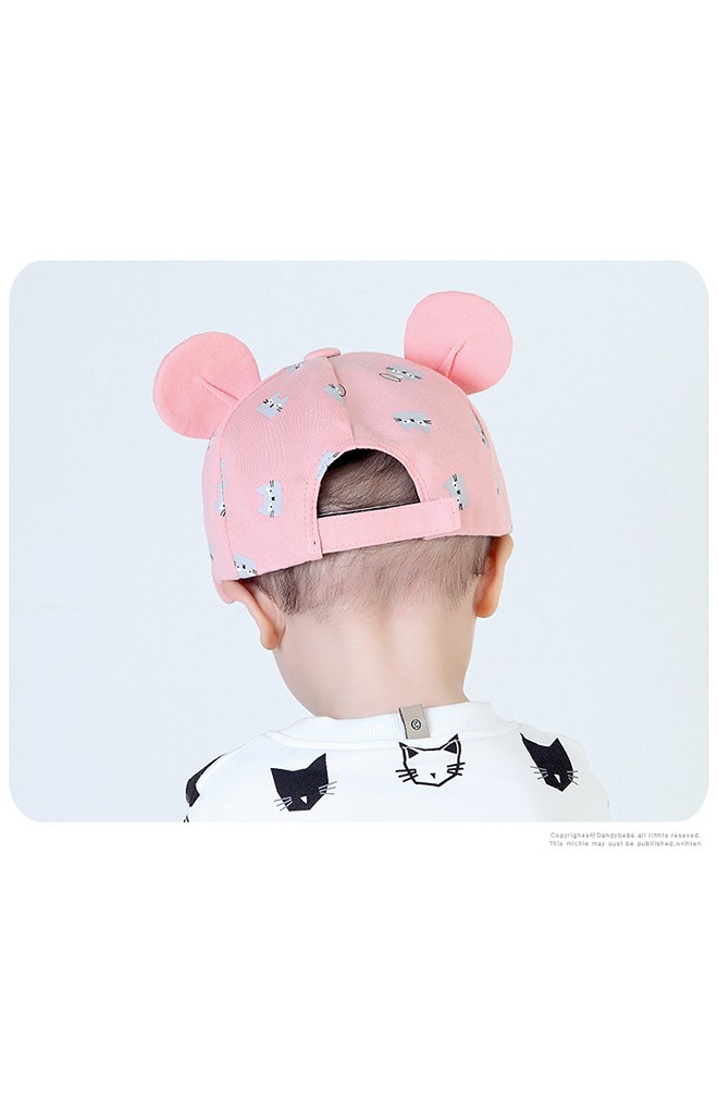 หมวกแก๊ปลายหนูน้อย ใต้ปีกแต่งหน้าหนูน่ารักมากๆ KUKUJI