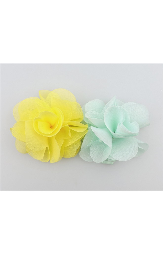 เซ็ตกิ๊บเด็กแพ็ค 4 ชิ้น โบว์และดอกไม้ สีหวานสดใส