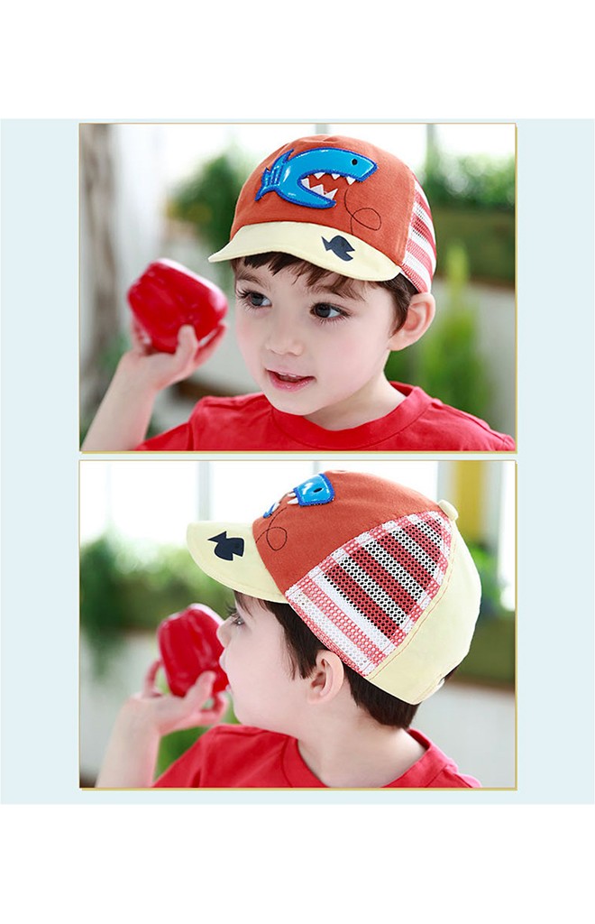 หมวกแก๊ปเด็กแต่งรูปปลาฉลาม TUTUYA