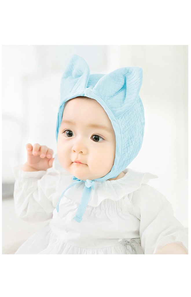 หมวกสาวน้อยแต่งหูแหลม พร้อมผ้าผูกใต้คาง GZMM ไซส์