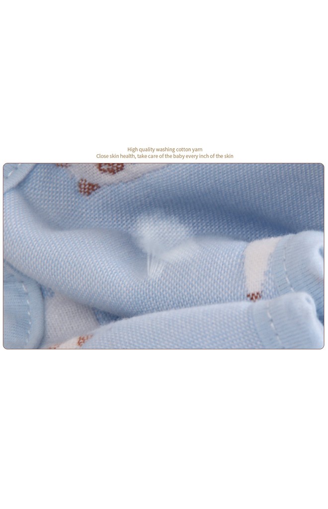 ผ้ากันเปื้อนเด็กผ้าฝ้าย Jacquard หนานุ่มลายสวยๆ