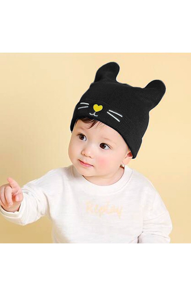 หมวกบีนนี่หน้าแมวเหมียวใส่แล้วหูตั้งน่ารัก